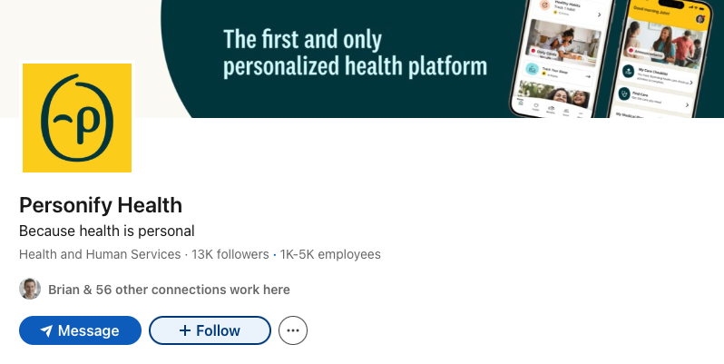 Personify Health LinkedIn