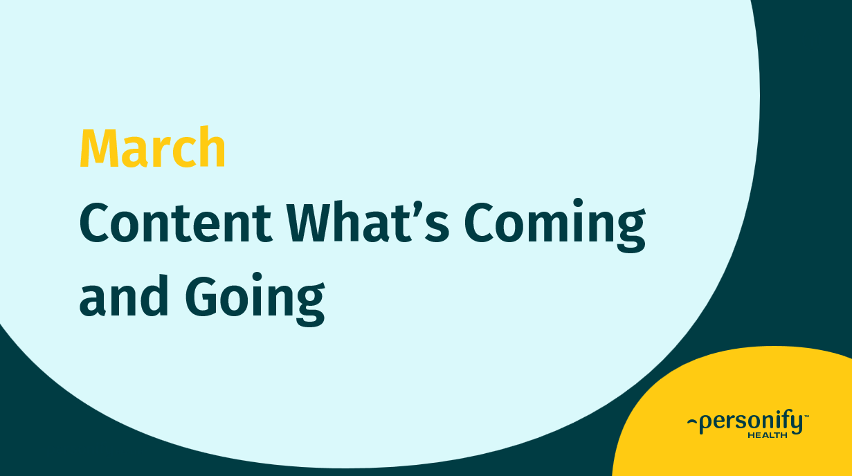 What's coming - March